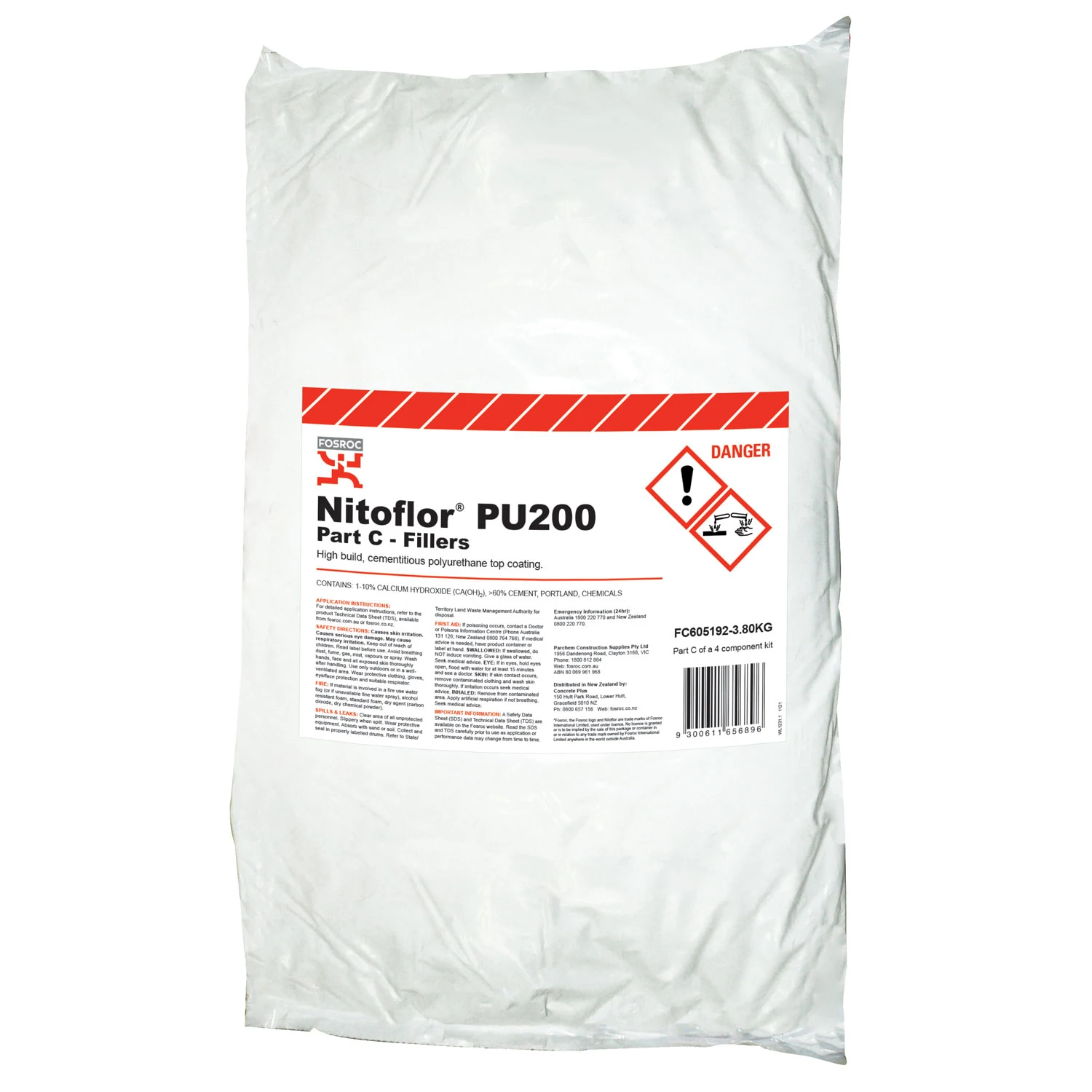 Nitoflor PU200 Part C Fillers FC605192-3.8KG