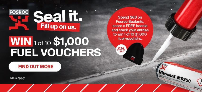 Sealants. That’s Our Flex. Win Big with Fosroc Australia